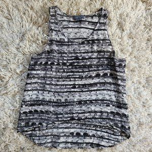 Gryphon Beaded Linen Blend Tank Sz S